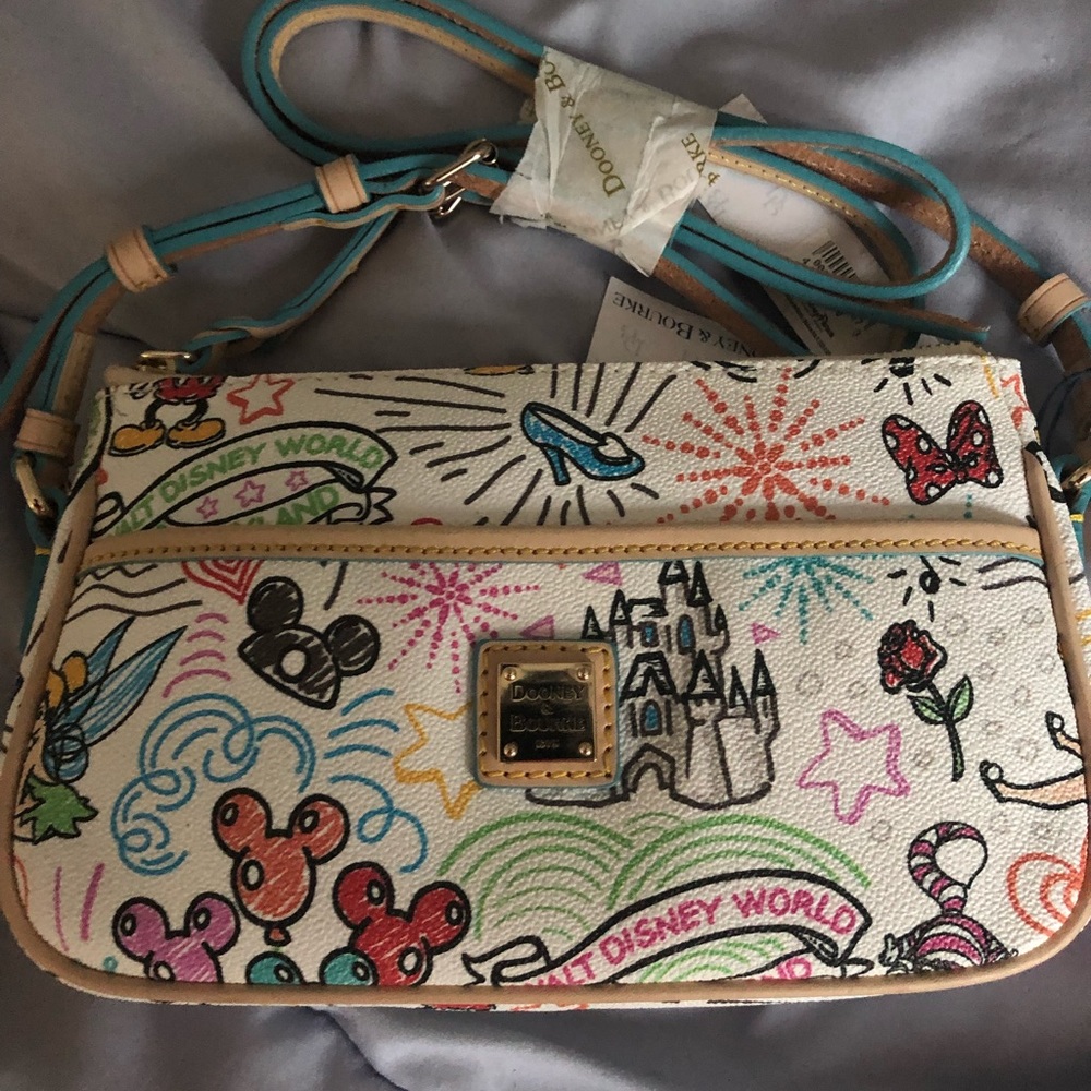 NWT Disney Dooney Sketch Pouchette